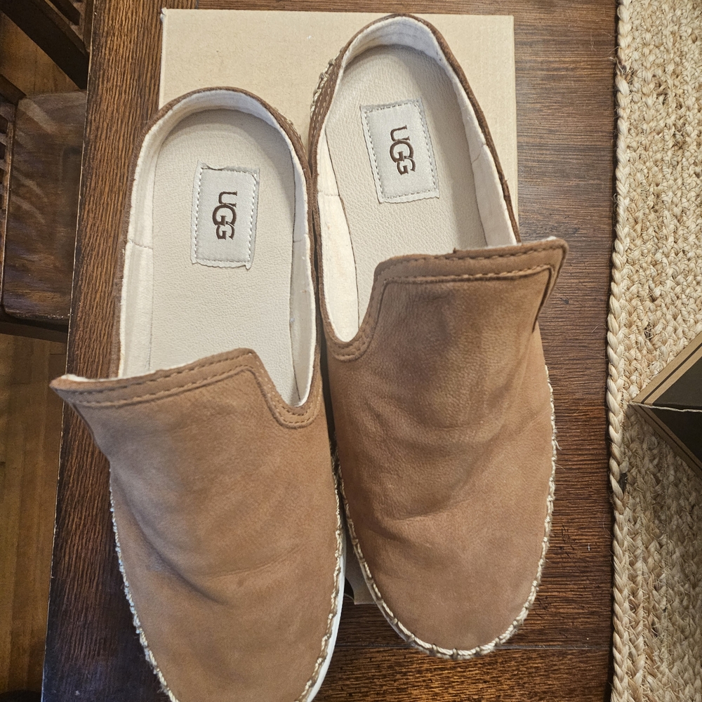 UGG Woman''s Brown Slip-On Shoes